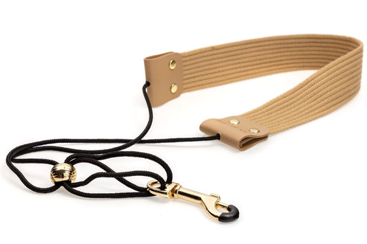 DRACO - pasek do saksofonu - BEŻOWY