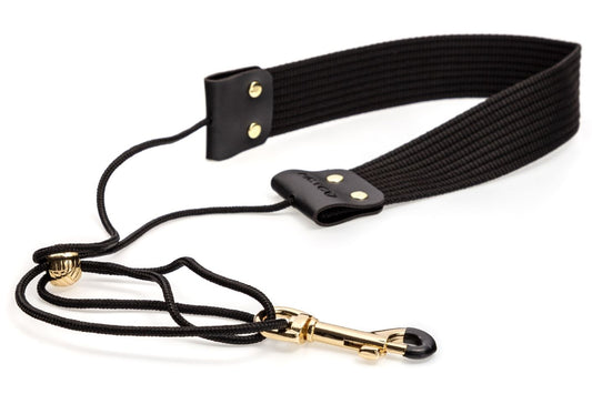 DRACO - pasek do saksofonu - CZARNY