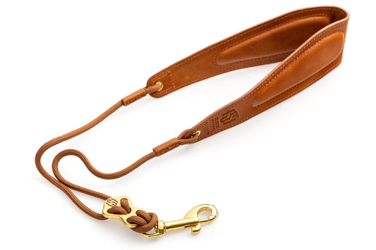 SLAVIK MUSIC "COMFORT II" - pasek do saksofonu - BRĄZOWY