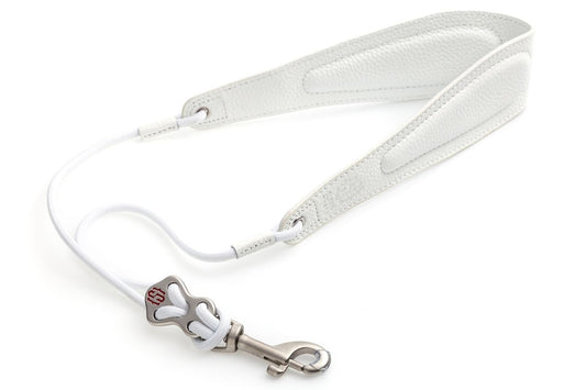 SLAVIK MUSIC "COMFORT II" - pasek do saksofonu - BIAŁY