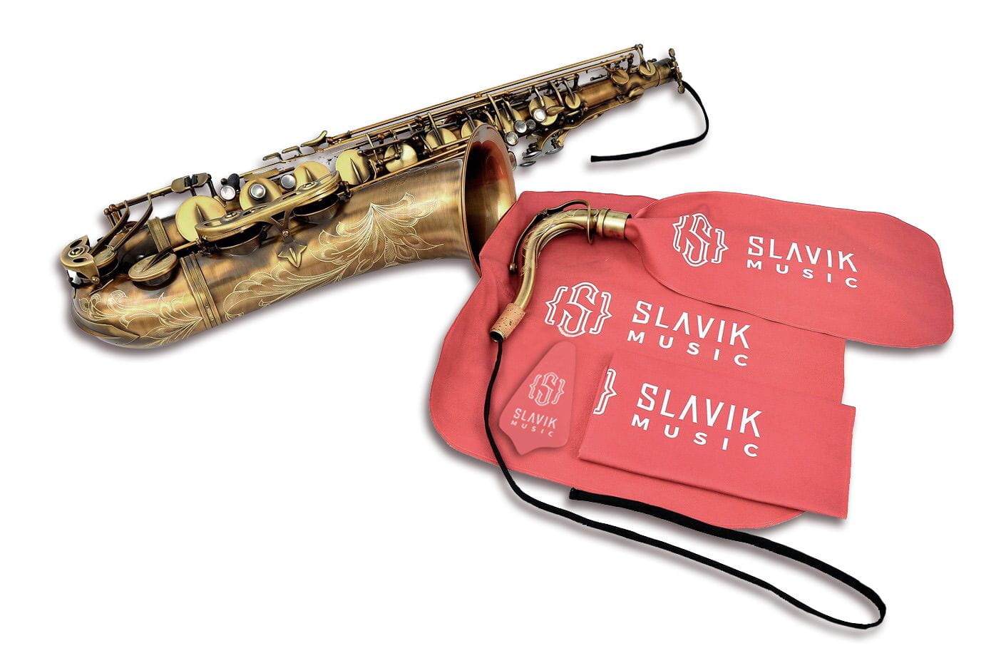 SLAVIK MUSIC - zestaw wyciorów do saksofonu tenorowego